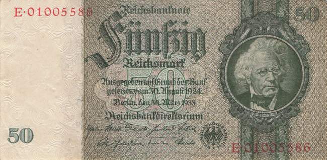 50 Mark 1933 ro.175d E